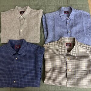 4 long sleeved UntuckIt shirts